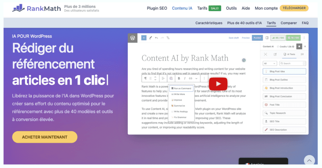 Top 15 des meilleurs outils d’IA pour créer du contenu SEO de haute qualité