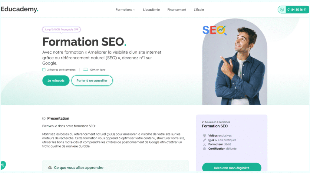 Les 5 Meilleures Formations SEO pour Devenir Expert en 2025