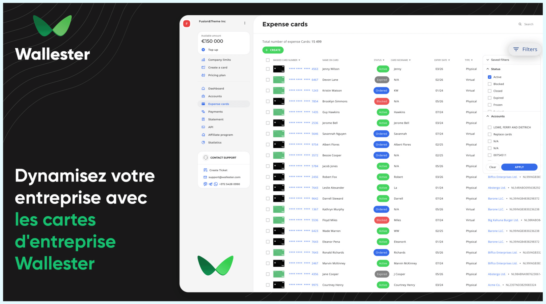 Optimisez vos dépenses avec les fonctionnalités avancées de Wallester