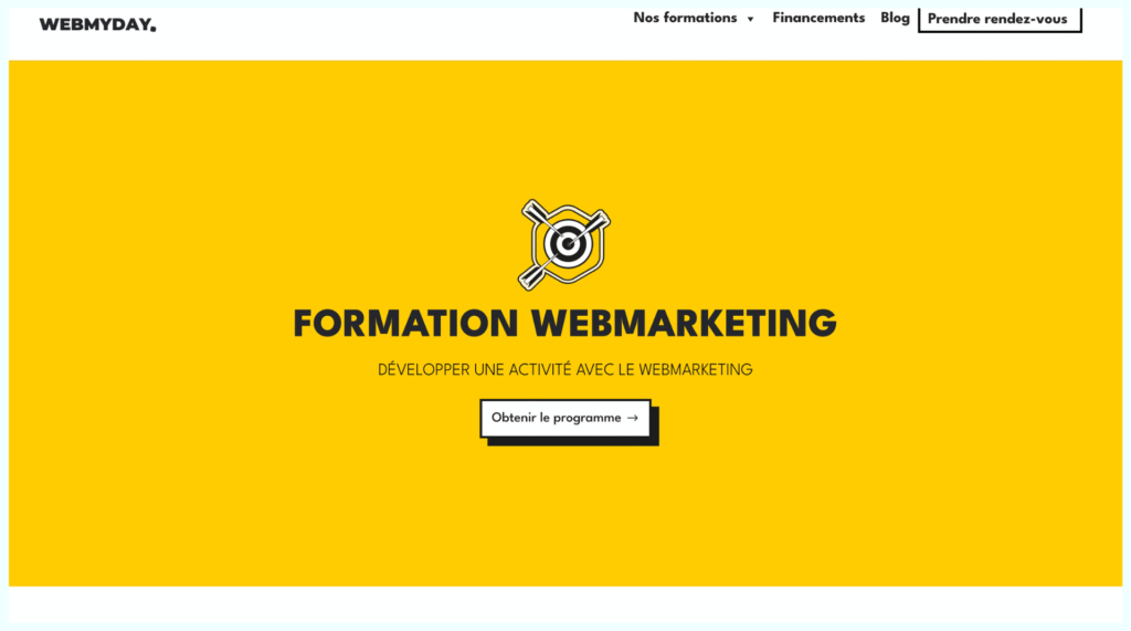 WebMyDay – La formation la plus orientée business et résultats, conçue pour accélérer vos compétences, booster votre croissance et obtenir des performances concrètes.