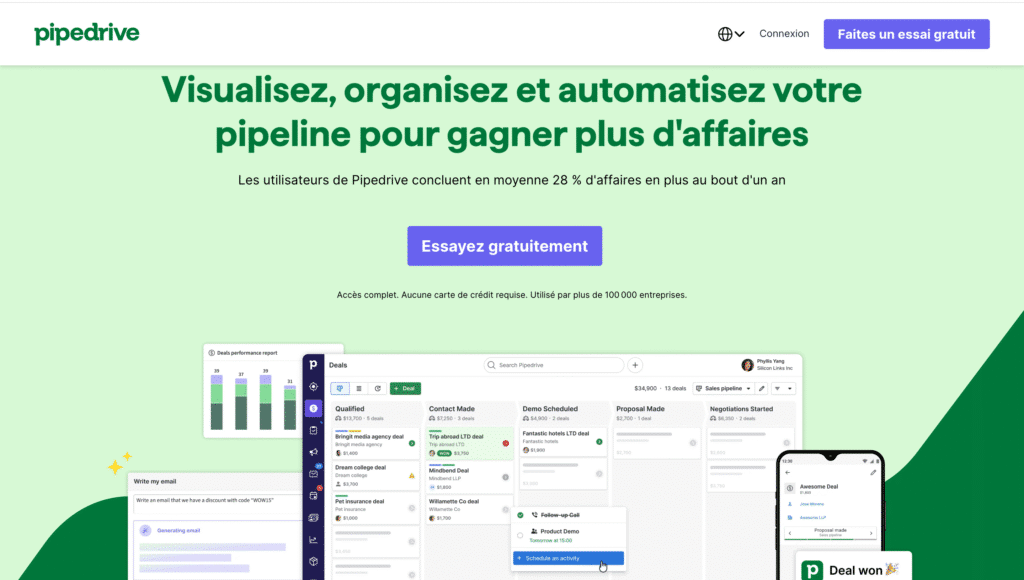 Les 10 meilleurs logiciels de prospection commerciale en 2025 : Comparatif et avis
